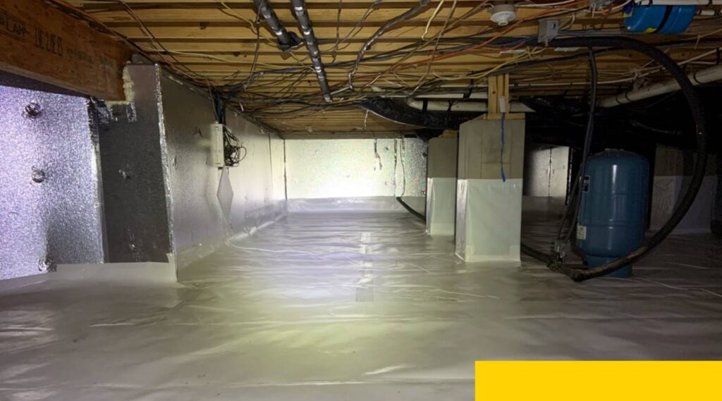 Professional crawl space waterproofing and repair