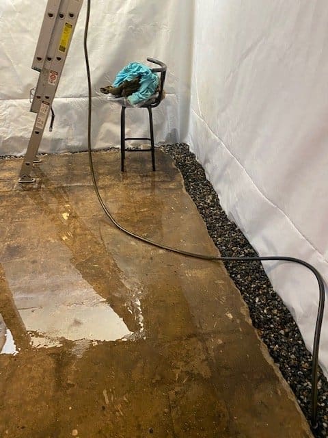 Basement waterproofing case study